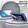 Tough Shield Snap-on Transparent Case with Ring Grip for Samsung Galaxy S23 Plus - Blue