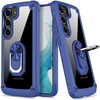 Tough Shield Snap-on Transparent Case with Ring Grip for Samsung Galaxy S23 Plus - Blue