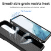 Military Grade Hybrid Case with Ring Grip and Camera Lens Protector for Samsung Galaxy S23 Plus - Black