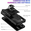 Military Grade All-In-One Ring Stand Card Case for Samsung Galaxy S23 Plus - Black