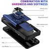 Military Grade All-In-One Ring Stand Card Case for Samsung Galaxy S23 Plus - Blue