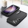 Military Grade TUFF Hybrid Armor Case with Kickstand for Samsung Galaxy S23 Plus - Black