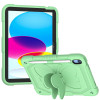 Butterfly Series Military Grade Shockproof Hybrid Case with Adjustable Wings for iPad (10th Generation) - Green