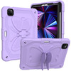 Butterfly Series Military Grade Shockproof Hybrid Case with Adjustable Wings for iPad (10th Generation) - Purple