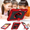 Military Grade 3-IN-1 Hybrid Armor Case with Hand and Shoulder Strap for iPad (10th Generation) - Red