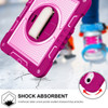 Military Grade 3-IN-1 Hybrid Armor Case with Hand and Shoulder Strap for iPad (10th Generation) - Rose Pink
