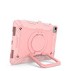 Military Grade Hybrid Armor Case with 360 Degree Rotation Kickstand for iPad (10th Generation) - Pink