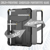 Military Grade Drop Proof Rugged Hybrid Armor Case with Kickstand for iPad (10th Generation) - Black