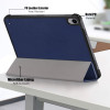 Smart Leather Folio Hybrid Case for iPad (10th Generation) - Blue