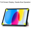 Smart Leather Folio Hybrid Case for iPad (10th Generation) - Butterfly
