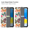 Smart Leather Folio Hybrid Case for iPad (10th Generation) - Butterfly