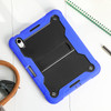Military Grade Shockproof Rugged Hybrid Armor Case with Kickstand for iPad (10th Generation) - Blue