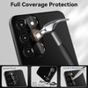 HD Tempered Glass Camera Lens Protector for Samsung Galaxy S23 and Galaxy S23 Plus - Black
