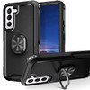 Military Grade TUFF Ultra Hybrid Case with Ring Grip for Samsung Galaxy S23 - Black