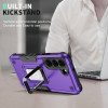 Military Grade Shockproof Hybrid Armor Case with Ring Grip for Samsung Galaxy S23 - Purple
