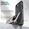 Military Grade TUFF Ultra Hybrid Case with Ring Grip for iPhone 8 Plus / 7 Plus - Black
