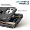 Military Grade TUFF Ultra Hybrid Case with Ring Grip for iPhone 12 / iPhone 12 Pro - Black