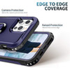 Military Grade TUFF Ultra Hybrid Case with Ring Grip for iPhone 12 / iPhone 12 Pro - Navy Blue