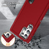 Military Grade TUFF Hybrid Armor Case with Kickstand for Samsung Galaxy S23 Ultra - Red