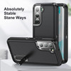 Military Grade TUFF Hybrid Armor Case with Kickstand for Samsung Galaxy S22 Plus 5G - Black