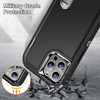 Military Grade TUFF Hybrid Armor Case with Kickstand for iPhone 11 Pro Max - Black