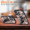 Military Grade Tough Ultra Rugged Hybrid Case for iPhone 14 Pro - Rose Gold