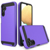 Brushed Textured Hybrid Armor Case for Samsung Galaxy A54 5G - Purple
