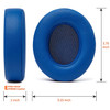 Replacement Memory Foam Ear Pads for Beats Studio 3 / Studio 2 / Studio Wireless / Studio Wired - Blue