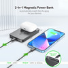 MagSafe Compatible Magnetic Wireless Power Bank with Foldable Kickstand