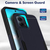 Military Grade TUFF Hybrid Armor Case for Motorola Moto G Power 5G 2023 - Navy Blue