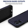 Military Grade TUFF Hybrid Armor Case for Motorola Moto G Power 5G 2023 - Navy Blue