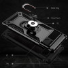 Military Grade Hybrid Case with Ring Grip for Google Pixel 7a - Black