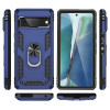Military Grade Hybrid Case with Ring Grip for Google Pixel 7a - Blue