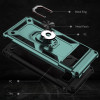 Military Grade Hybrid Case with Ring Grip for Google Pixel 7a - Green
