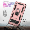 Military Grade Hybrid Case with Ring Grip for Google Pixel 7a - Rose Gold