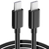 4 Ft. High-Speed USB-C to USB-C Charge & Sync Cable - Black