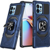 Robotic Series Hybrid Case with Ring Grip for Motorola Edge+ 2023 - Blue