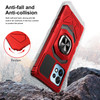 Robotic Series Hybrid Case with Ring Grip for Motorola Edge+ 2023 - Red
