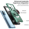 Robotic Series Hybrid Case with Ring Grip for Motorola Edge+ 2023 - Green