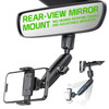 Car Rear-View Mirror Phone Mount - Black
