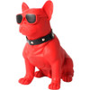 French Bulldog Bluetooth Wireless Stereo Speaker - Red