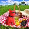 French Bulldog Bluetooth Wireless Stereo Speaker - Red