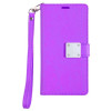Extra Series Essential Leather Wallet Stand Case for Samsung Galaxy A54 5G - Purple