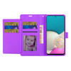Extra Series Essential Leather Wallet Stand Case for Samsung Galaxy A54 5G - Purple