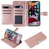 Xtra Series Essential Leather Wallet Stand Case for iPhone 13 Pro Max - Rose Gold