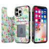 Flower Series Stow Wallet Leather Hybrid Case for iPhone 14 Pro Max - Floral