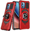 Robotic Series Dual Layer Hybrid Case with Ring Grip for Motorola Moto G Stylus 5G 2023 - Red