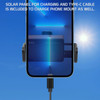 Solar Powered Air Vent Phone Mount with Automatic Clamping Holder