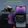 Solar Powered Air Vent Phone Mount with Automatic Clamping Holder