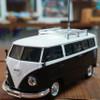 Volkswagen Bus Bluetooth Wireless Speaker with LED Head and Tail Lights - Black